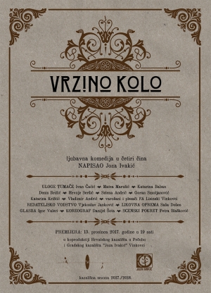Joza Ivakić: Ördögi kör (a Joza Ivakić Városi Színház Vinkovci és a Pécsi Horvát Színház közös előadása) Plakát nagyban